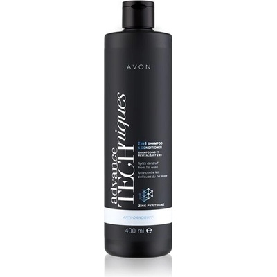 Avon Advance Techniques Anti-Dandruff šampón a kondicionér 2v1 proti lupinám 400 ml