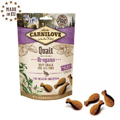 Carnilove Dog Semi Moist Snack Quail with Oregano 200g