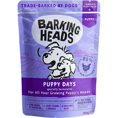 Barking Heads & Meowing Heads Puppy Days GRAIN FREE 300 г