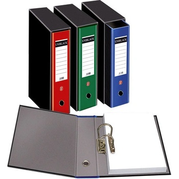 Класьор в кутия Pigna Uni Black 8 cm Зелен (1301106-03-0204088-0223324VE)