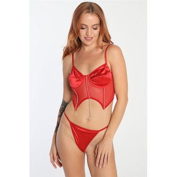 Base Еротичен комплект 6502 - Червен #367725 (367725_Червен)