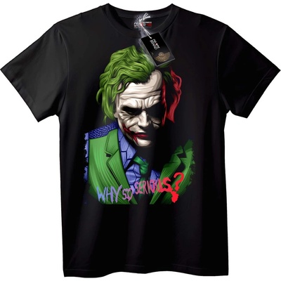 NOONEBRAND Тениска с Joker Защо си толкова сериозен - 2XL, White