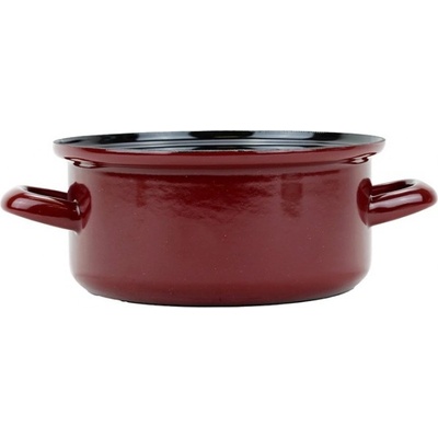 BELIS Smaltovaný rendlík 28 cm 8.5 l STANDARD BORDO 22428-08300009