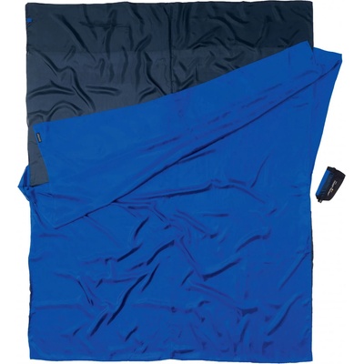 Cocoon Вътрешен чувал Cocoon TravelSheet Doublesize Silk Travel sleeping bag - Tuareg / Ultramarine Blue - размер 220 x 176 cm (515-0015-0111)