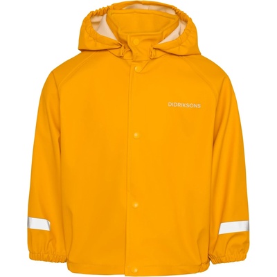 Didriksons Детско водоустойчиво яке Didriksons Kid's Slaskeman Jacket 2 Waterproof jacket - Oat Yellow - размер 110 (703-6737-0214)