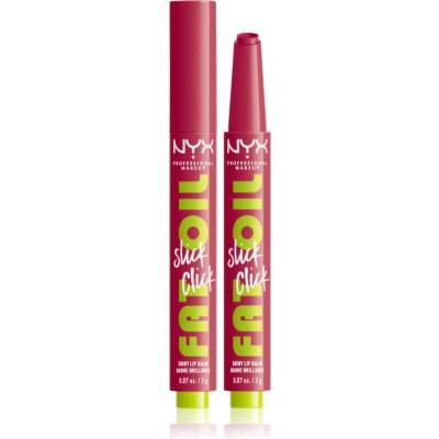 NYX Cosmetics Fat Oil Slick Click тониращ балсам за устни цвят 10 Double Tap 2 гр