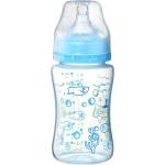 BabyOno Шише с широко гърло Babyono - Антиколик, 240 ml, синьо (8270113) - ozone