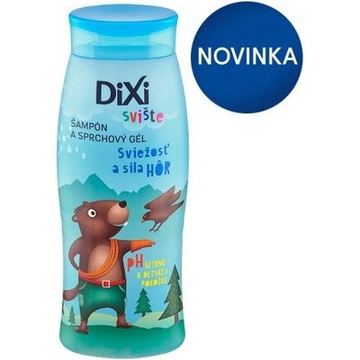 Dixi Svište sviežosť a sila hôr šampón a sprchový gél 400 ml