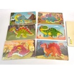 Mádara Ukladanka Wooden Puzzle Dinosaurs 543706 mix price for 1 piece
