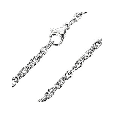 Šperky4U Ocelový řetízek s propojenými očky OPE1328-016-60 – Zboží Mobilmania