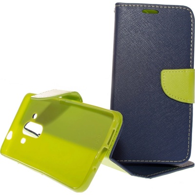 Pouzdro Fancy Book case - HUAWEI Mate 10 Modré – Sleviste.cz