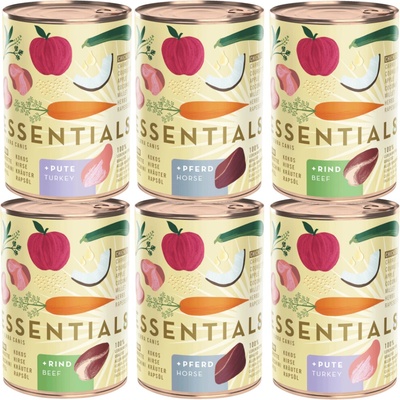 Terra Canis Essential 8 mix balíček 3 druhy 6 x 385 g