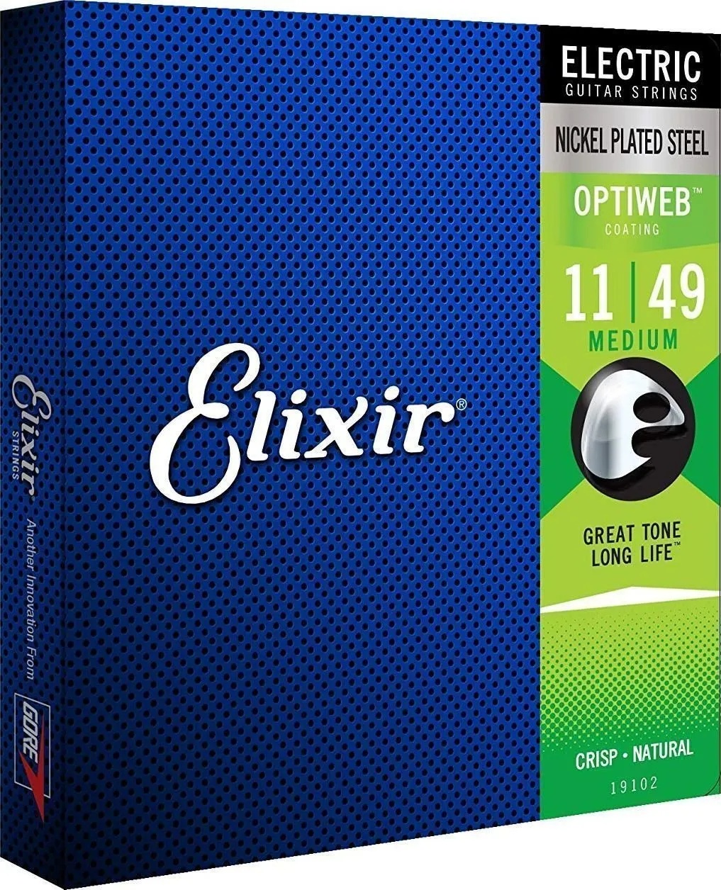 Elixir 19102 Optiweb 11-49 Струни за електрическа китара (19102)