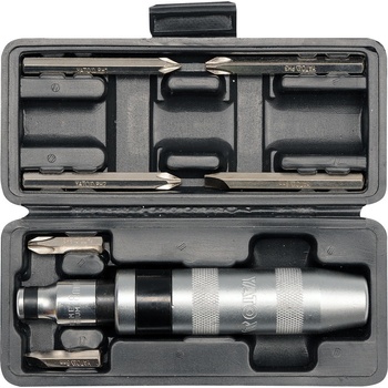 YATO YT-2802 Šroubovák úderový kovový s příslušenstvím 7 ks box