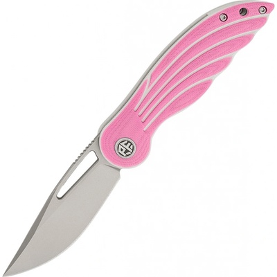 Petrified Fish PFE06 Nightingale Sand blasting 14C28N Pink G10 PFE06PKP
