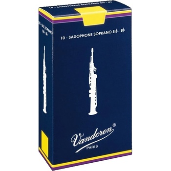 Vandoren Classic Blue Soprano 2.0 Тръстикова пластинка за сопрано саксофон (SR202-10KS)