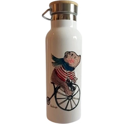 Kubu Design termoska 500 ml medvěd na kole