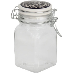 Horecano TOP-Бурканче за подправки с керамично цветно капаче 250ml (339194) (013284)