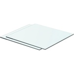 vidaXL Рафтове, 2 бр, панели прозрачно стъкло, 40x30 см (3051556)