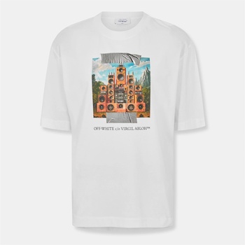 OFF WHITE Тениска OFF WHITE Men's Train T-Shirt - White