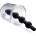 Tom of Finland Rose Bud Cylinder with Beaded Silicone Insert Black