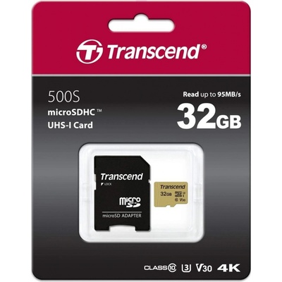 Transcend microSDHC 32GB UHS-I U3 TS32GUSD500S