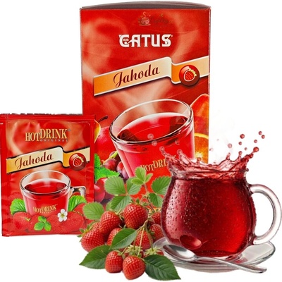 Catus Hot Drink jahoda 30 x 23 g