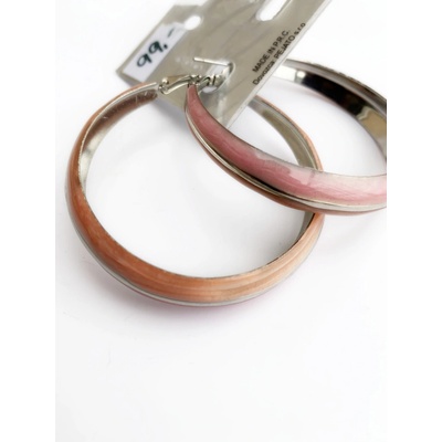 Fashion Jewelry kruhy růžové glazované 4-jw828