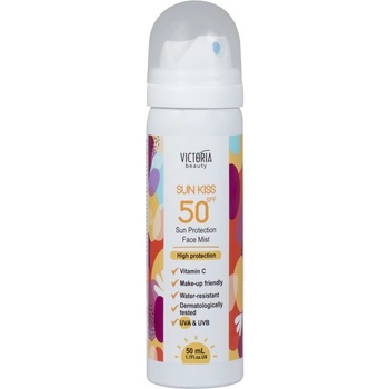 Victoria Beauty Sun Kiss Слънцезащитен мист за лице, SPF50, 50 ml