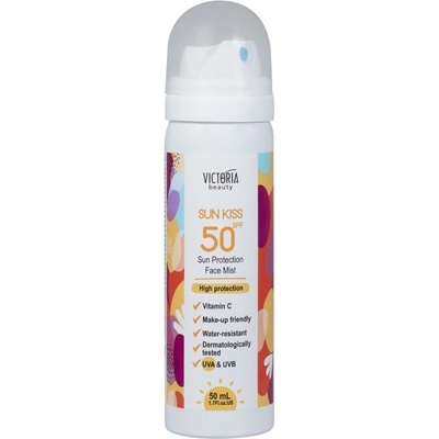 Victoria Beauty Sun Kiss Слънцезащитен мист за лице, SPF50, 50 ml