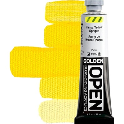 Golden Artist Colors Open АКРИЛНА боя Hansa Yellow Opaque 59 ml 1 бр (0007191-2)