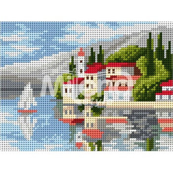 Milena Style На разсъмване - гоблен със схема