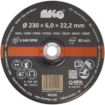 Magg Kotouč brusný 230 x 6 x 22,2 mm BK230