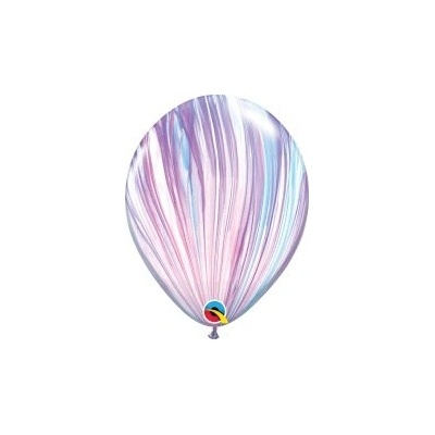 Qualatex 11 28 cm Balónek mramor fialovo modrý
