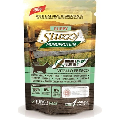 Stuzzy Monoprotein Puppy telecí 150 g