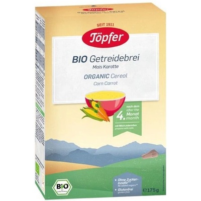 Lactana безмлечна био каша с царевица и морков - 175 г