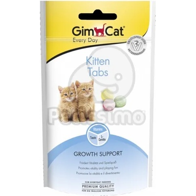 GimCat Kitten Tabs - Хранителна добавка за котенца 40 г