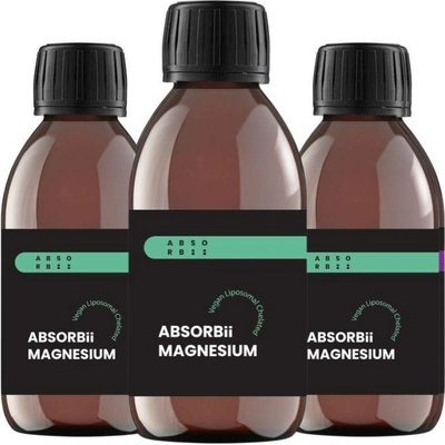 3× ABSORBii MAGNESIUM lipozomální hořčík 200 ml