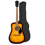 Fender FA-125 Dreadnought, Sunburst с чанта