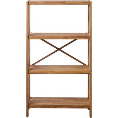 Unique Furniture Стелаж от масивен дъб в естествен цвят 70x124 cm X-Shelf - Unique Furniture (55340800)
