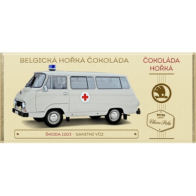 Choco Pola Škoda 1203, sanitní vůz hořká 100 g