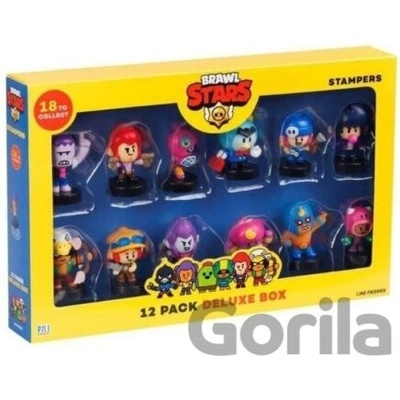 Prívesok na kľúče Brawl Stars Stampers 12 Pack Deluxe Box