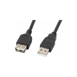 LANBERG Cable alargador lanberg usb 2.0 macho hembra 1.8m negro