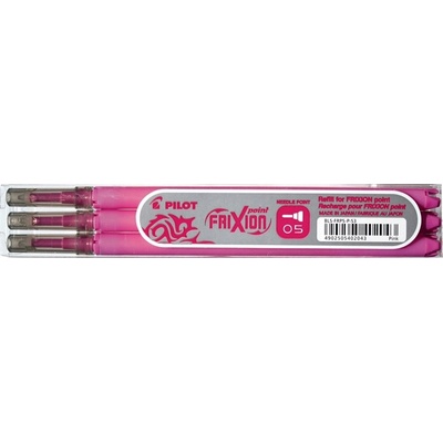 Pilot Пълнител за Pilot Frixion Clicker 0, 5 розов (3) (BLS-FR5-S3-P)