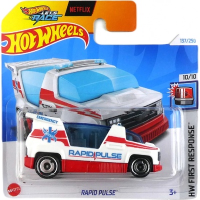 Hot Wheels Netflix Rapid Pulse White