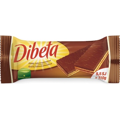 Diabeta Oblátky kakaové polomáčané 110 g
