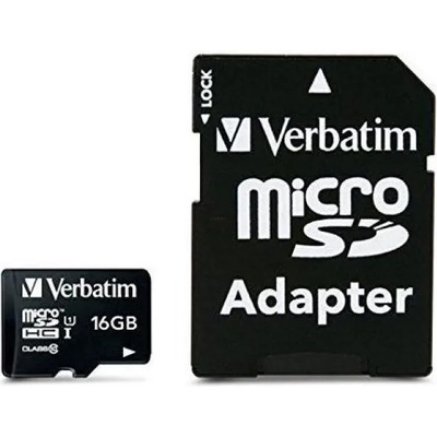 Verbatim microSDHC 16GB C10 44082/MVMS16GHA