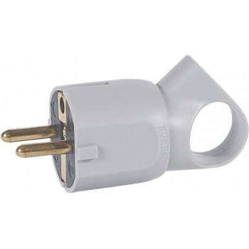 Image 1 of Legrand Щепсел сив 2P+Т 16A 250V с ринг - 050324 (050324)