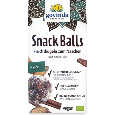 Govinda Mandlové kuličky bio BIO VEGAN BEZLEPEK 100 g