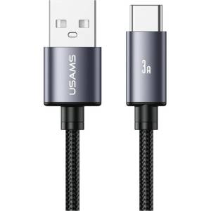 USAMS Кабел USAMS U91 18W за USB-C към USB-A, 1 м, мат (Usa001728)
